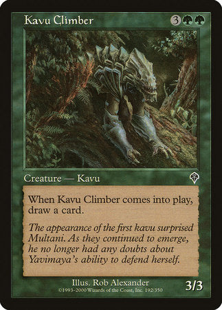 Kavu Climber [Invasion] | Exor Games New Glasgow