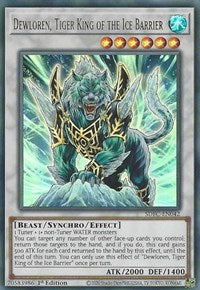 Dewloren, Tiger King of the Ice Barrier [SDFC-EN042] Ultra Rare | Exor Games New Glasgow