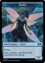 Faerie // Food (0011) Double-Sided Token [Wilds of Eldraine Tokens] | Exor Games New Glasgow