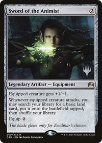Sword of the Animist [Promo Pack: Theros Beyond Death] | Exor Games New Glasgow