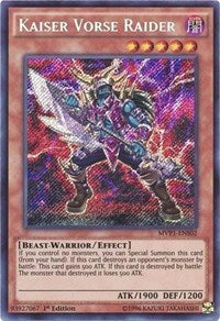 Kaiser Vorse Raider [MVP1-ENS02] Secret Rare | Exor Games New Glasgow