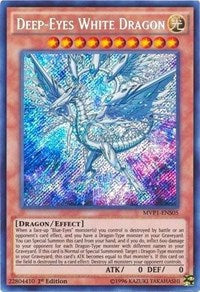 Deep-Eyes White Dragon [MVP1-ENS05] Secret Rare | Exor Games New Glasgow