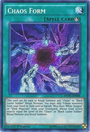 Chaos Form [MVP1-ENS08] Secret Rare | Exor Games New Glasgow