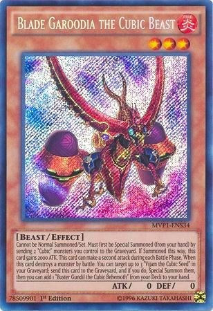 Blade Garoodia the Cubic Beast [MVP1-ENS34] Secret Rare | Exor Games New Glasgow