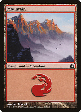 Mountain (313) [Commander 2011] | Exor Games New Glasgow