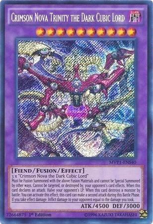 Crimson Nova Trinity the Dark Cubic Lord [MVP1-ENS40] Secret Rare | Exor Games New Glasgow