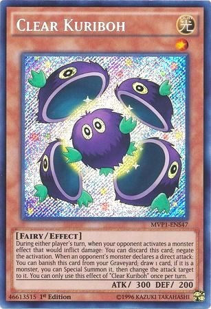 Clear Kuriboh [MVP1-ENS47] Secret Rare | Exor Games New Glasgow