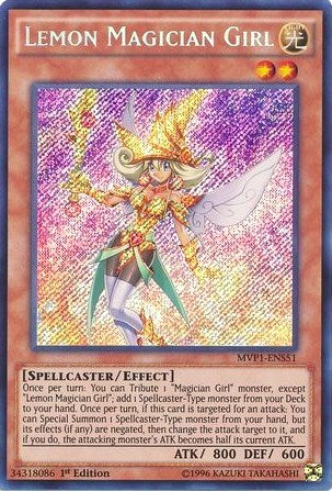 Lemon Magician Girl [MVP1-ENS51] Secret Rare | Exor Games New Glasgow