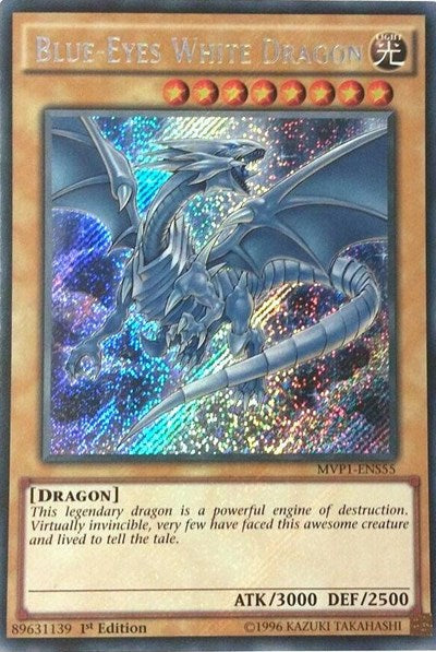 Blue-Eyes White Dragon [MVP1-ENS55] Secret Rare | Exor Games New Glasgow