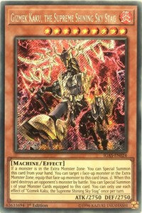 Gizmek Kaku, the Supreme Shining Sky Stag [IGAS-EN024] Secret Rare | Exor Games New Glasgow