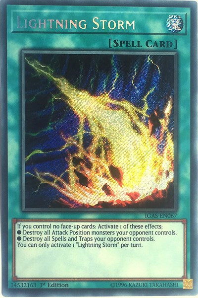 Lightning Storm [IGAS-EN067] Secret Rare | Exor Games New Glasgow