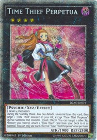 Time Thief Perpetua (Starlight Rare) [IGAS-EN094] Starlight Rare | Exor Games New Glasgow