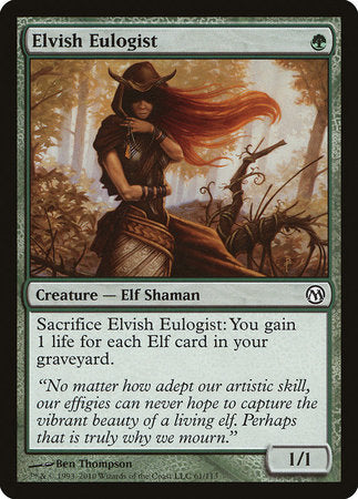 Elvish Eulogist [Duels of the Planeswalkers] | Exor Games New Glasgow