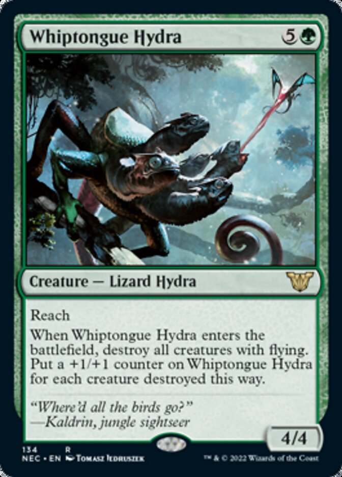 Whiptongue Hydra [Kamigawa: Neon Dynasty Commander] | Exor Games New Glasgow