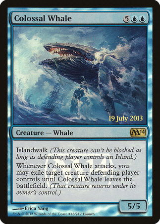 Colossal Whale [Magic 2014 Promos] | Exor Games New Glasgow