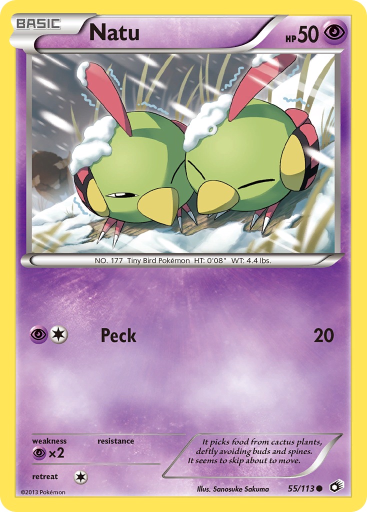 Natu (55/113) [Black & White: Legendary Treasures] | Exor Games New Glasgow