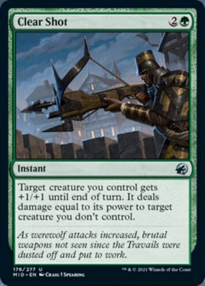 Clear Shot [Innistrad: Midnight Hunt] | Exor Games New Glasgow