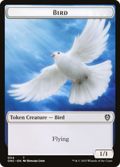 Bird // Cat Double-Sided Token [Phyrexia: All Will Be One Commander Tokens] | Exor Games New Glasgow