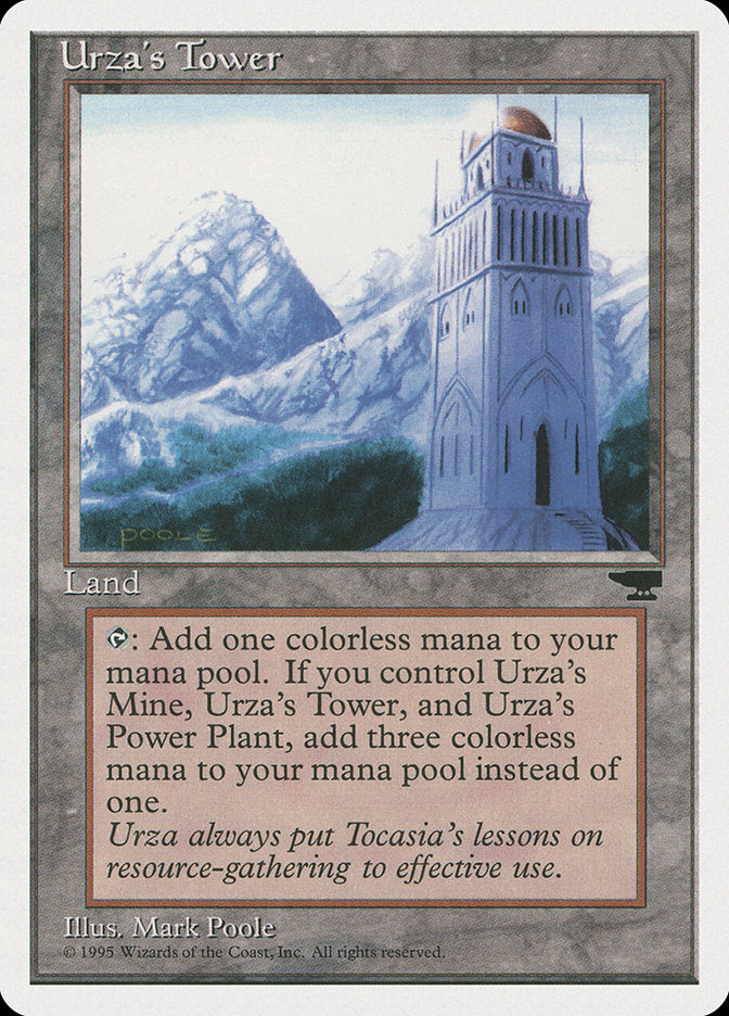 Urza's Tower (Mountains) [Chronicles] | Exor Games New Glasgow