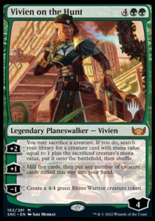 Vivien on the Hunt (Promo Pack) [Streets of New Capenna Promos] | Exor Games New Glasgow