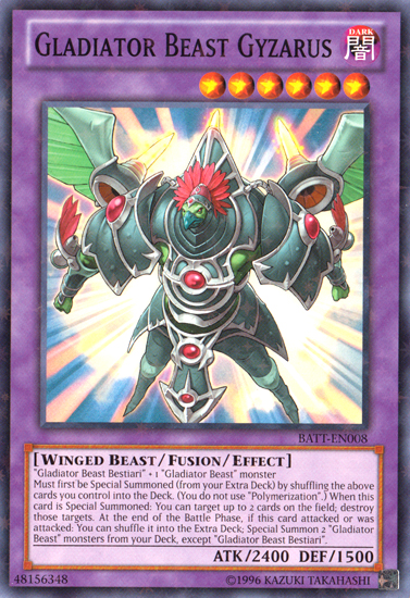 Gladiator Beast Gyzarus [BATT-EN008] Starfoil Rare | Exor Games New Glasgow