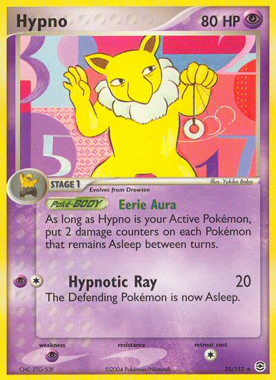 Hypno (25/112) [EX: FireRed & LeafGreen] | Exor Games New Glasgow