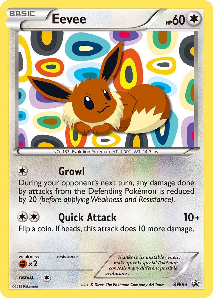 Eevee (BW94) [Black & White: Black Star Promos] | Exor Games New Glasgow