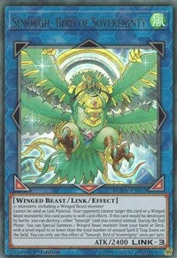 Simorgh, Bird of Sovereignty [DUOV-EN012] Ultra Rare | Exor Games New Glasgow