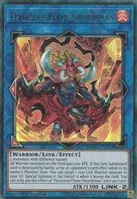 Ferocious Flame Swordsman [DUOV-EN032] Ultra Rare | Exor Games New Glasgow