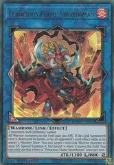 Ferocious Flame Swordsman [DUOV-EN032] Ultra Rare | Exor Games New Glasgow