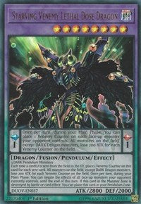 Starving Venemy Lethal Dose Dragon [DUOV-EN037] Ultra Rare | Exor Games New Glasgow