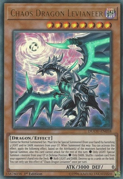 Chaos Dragon Levianeer [DUOV-EN058] Ultra Rare | Exor Games New Glasgow