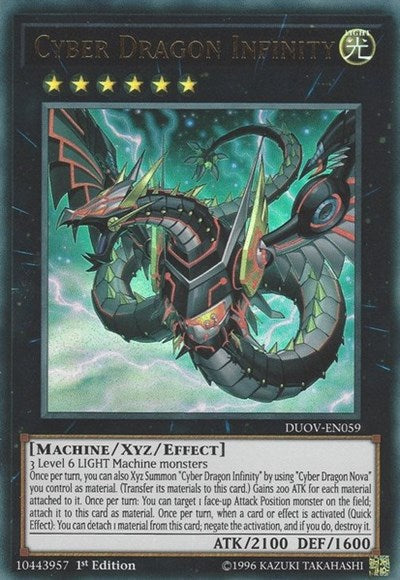 Cyber Dragon Infinity [DUOV-EN059] Ultra Rare | Exor Games New Glasgow