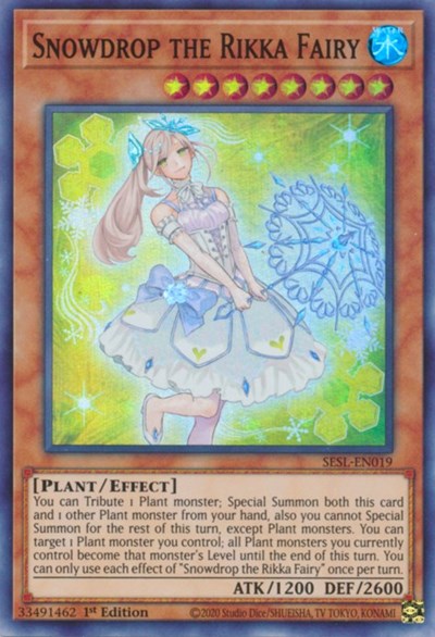 Snowdrop the Rikka Fairy [SESL-EN019] Super Rare | Exor Games New Glasgow