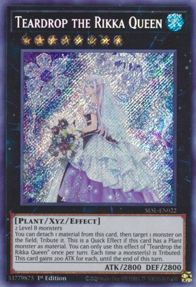 Teardrop the Rikka Queen [SESL-EN022] Secret Rare | Exor Games New Glasgow