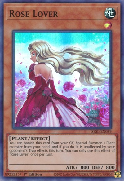 Rose Lover [SESL-EN039] Super Rare | Exor Games New Glasgow