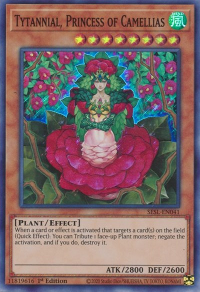 Tytannial, Princess of Camellias [SESL-EN041] Super Rare | Exor Games New Glasgow