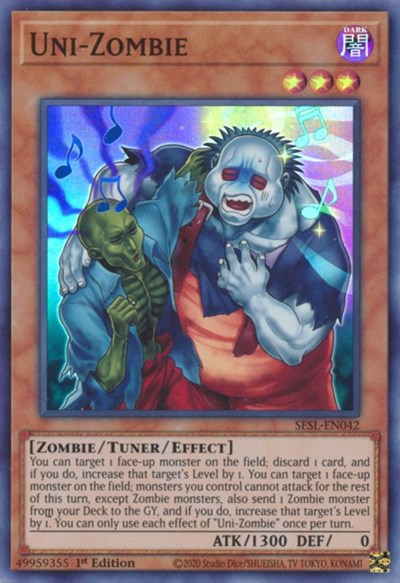 Uni-Zombie [SESL-EN042] Super Rare | Exor Games New Glasgow