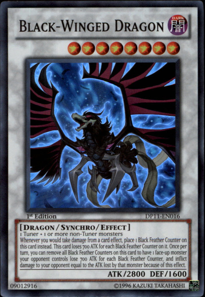 Black-Winged Dragon [DP11-EN016] Super Rare | Exor Games New Glasgow