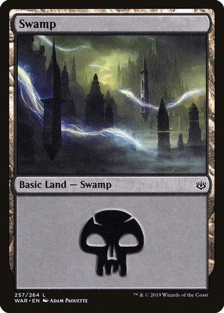 Swamp (257) [War of the Spark] | Exor Games New Glasgow