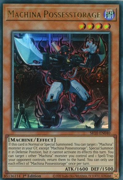 Machina Possesstorage [SR10-EN040] Ultra Rare | Exor Games New Glasgow