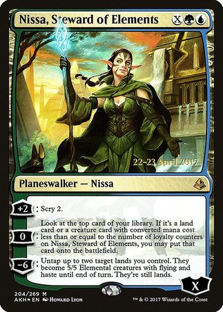 Nissa, Steward of Elements [Amonkhet Promos] | Exor Games New Glasgow