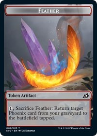 Feather Token [Ikoria: Lair of Behemoths] | Exor Games New Glasgow