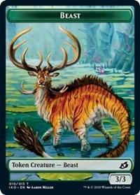 Beast Token [Ikoria: Lair of Behemoths] | Exor Games New Glasgow