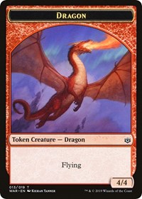 Dragon // Spirit Double-sided Token (Challenger 2020) [Unique and Miscellaneous Promos] | Exor Games New Glasgow