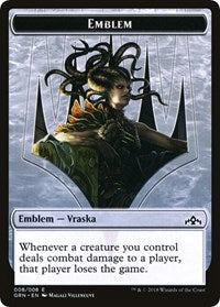 Vraska Emblem // Human Double-sided Token (Challenger 2020) [Unique and Miscellaneous Promos] | Exor Games New Glasgow