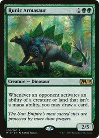 Runic Armasaur [Promo Pack: Ikoria] | Exor Games New Glasgow