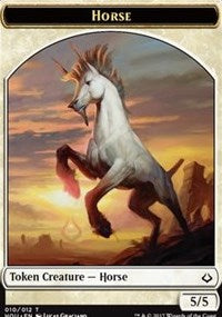 Horse // Zombie Double-sided Token [Hour of Devastation Tokens] | Exor Games New Glasgow