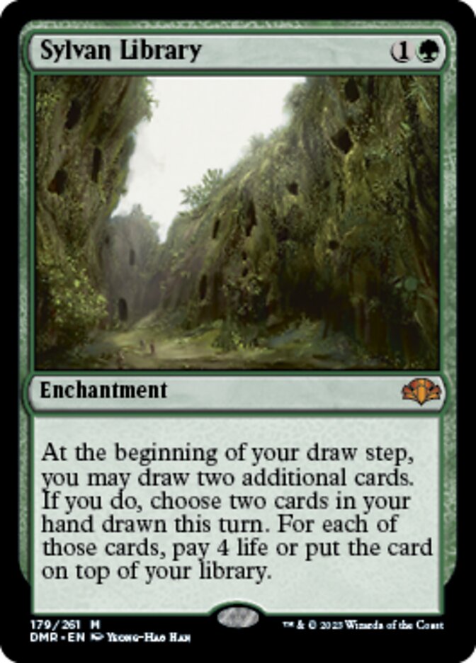 Sylvan Library [Dominaria Remastered] | Exor Games New Glasgow