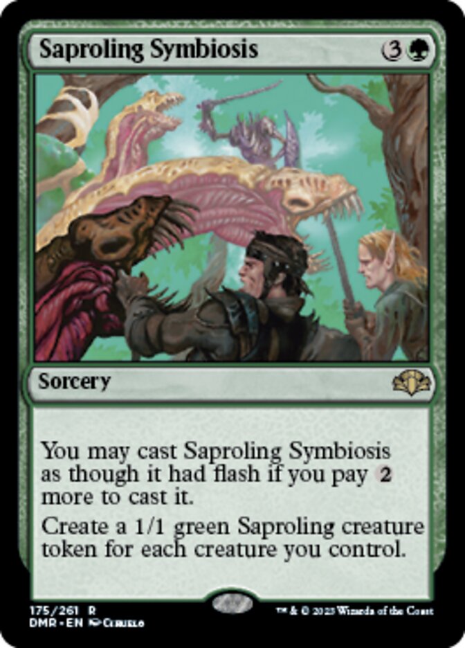 Saproling Symbiosis [Dominaria Remastered] | Exor Games New Glasgow